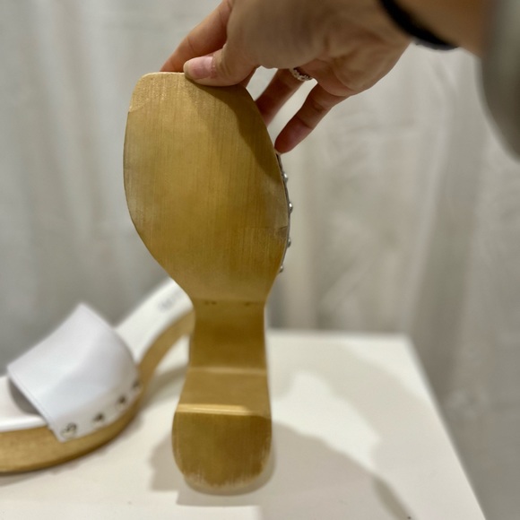 L'INTERVALLE slide plateforme sandal white 38 - Picture 4 of 5